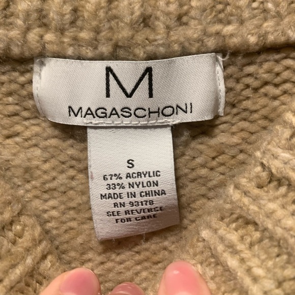 Magaschoni Knitted Cream Sweater - Picture 3 of 4